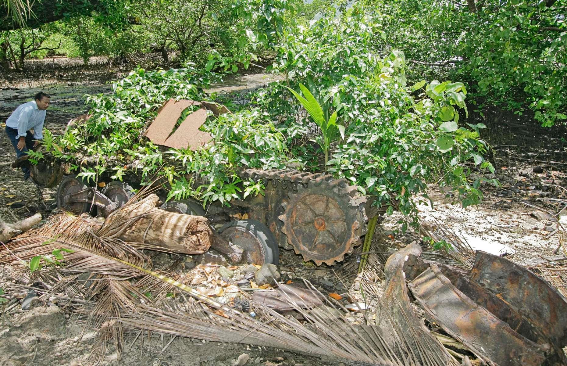 Tanque japonés, Kosrae, Estados Federados de Micronesia